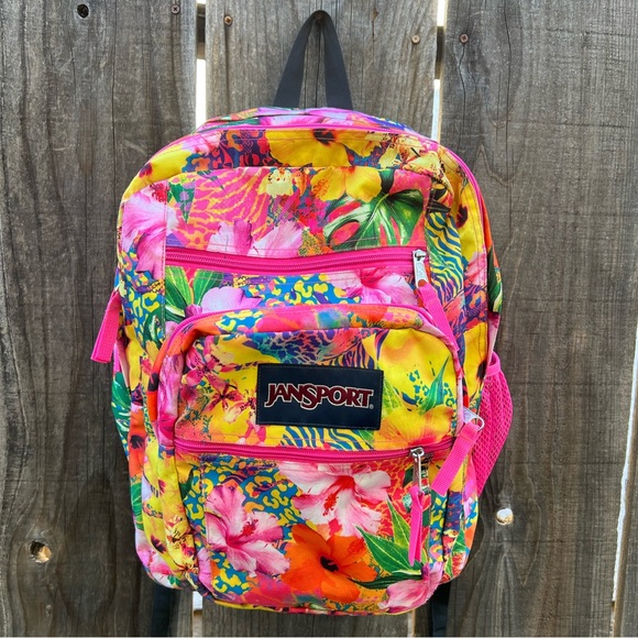 Jansport Bags Jansport Tropical Big Student Backpack Poshmark